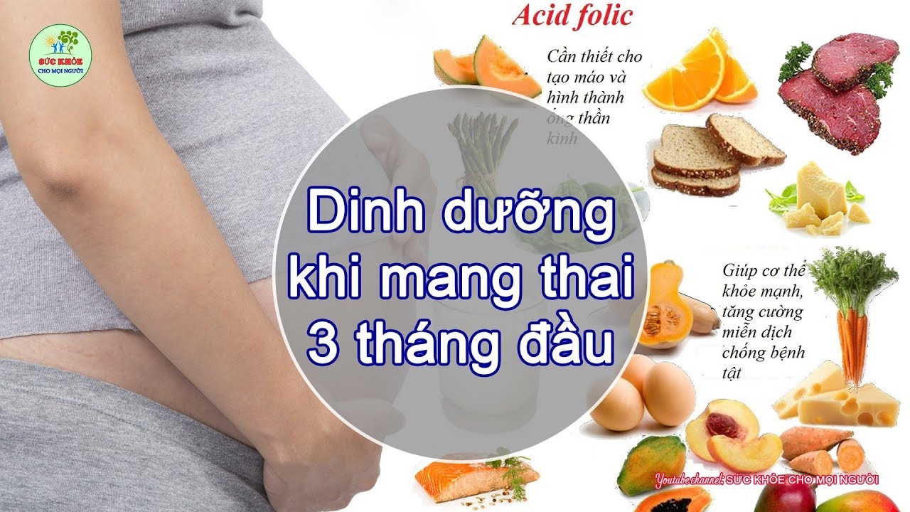 Bỏ túi: Dưỡng chất thiết yếu cho bà bầu ở những tháng đầu thai kỳ