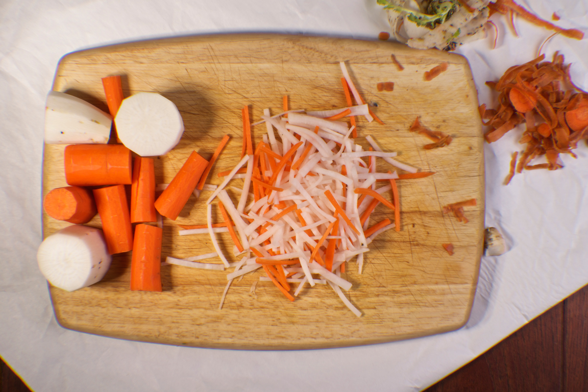Cà rốt nấu chung với củ cải rất kị nhau